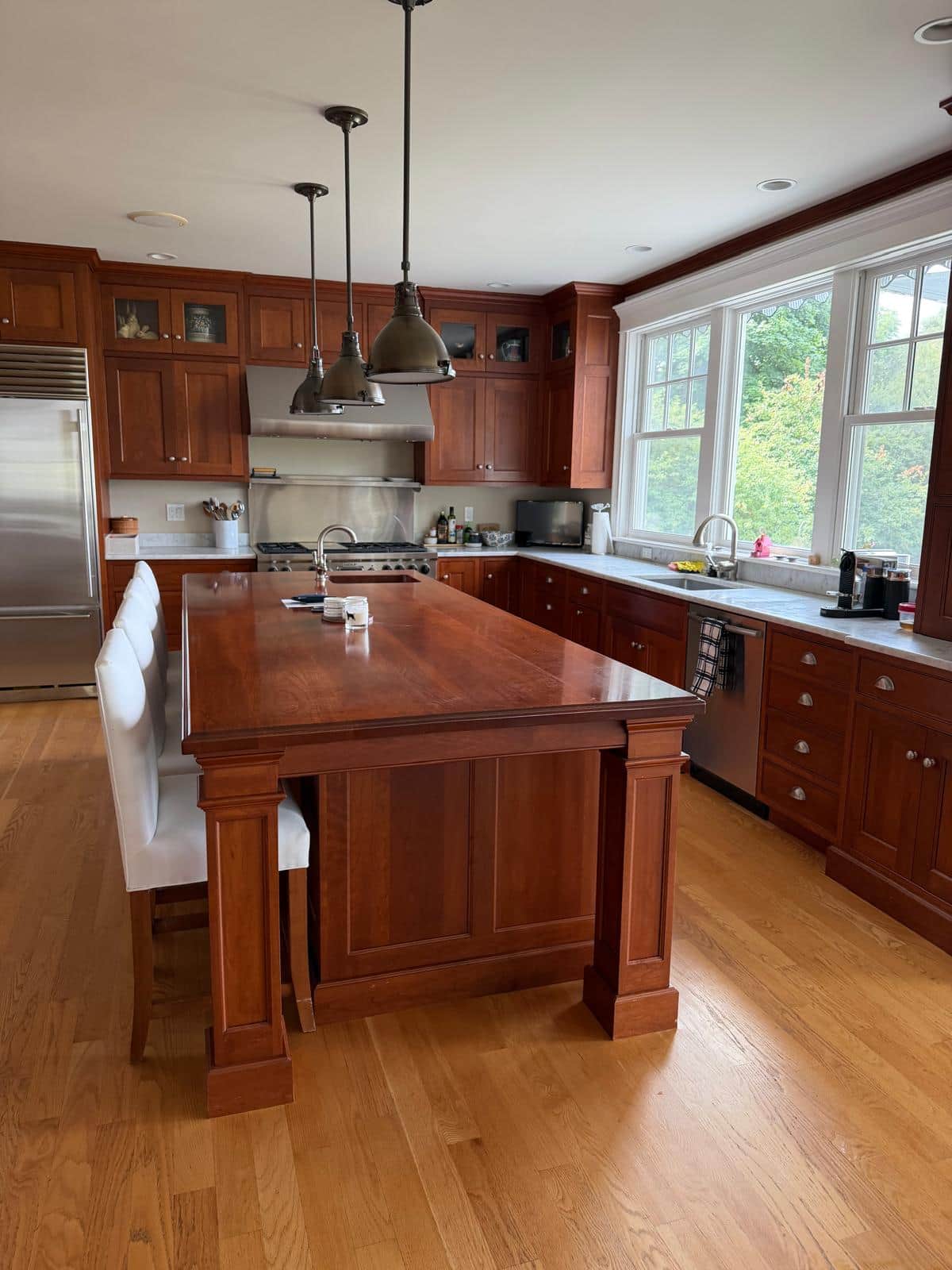 Kitchen cleaned and dust free after a renovation